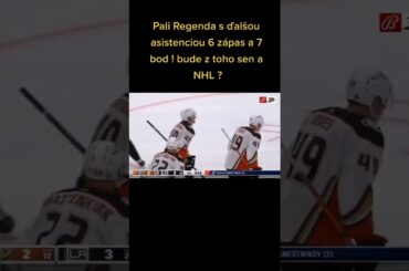 Pavol Regenda a jeho ďalšie asistencie 🏒🇸🇰 #hockey #shorts #slovakia #nhl #goalmoment