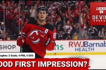 Devils First Win...Jack Hughes Had Two Goals & Two Penalties; Vitek Vanecek Was The Best Player
