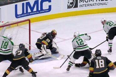 Stars’ Faksa scores natural hat trick in 2nd period against Golden Knights