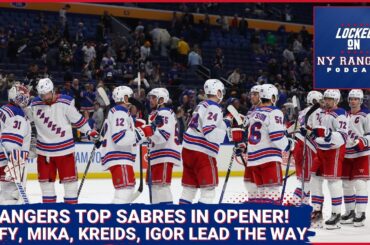 Rangers dominate Sabres, 5-1!! Lafreniere answers his critics with a goal and  an unofficial assist!
