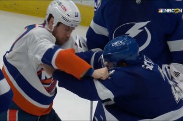 Matt Martin And Luke Schenn Drop The Gloves