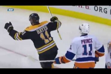 Anton Blidh scores his first career NHL Goal! 12-20-16 Isles at Bruins