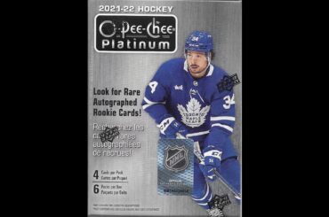 NHL 2021-22 Upper Deck O-Pee-Chee Platinum - Target Retail Blaster Box