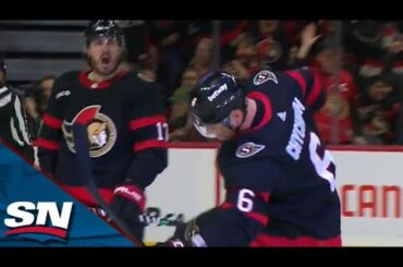 Jakob Chychrun Wires Home Point Shot To Get Senators On Board In Home Opener