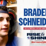 New York Rangers: Braden Schneider Pregame Media Availability | October 14, 2023