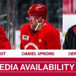 Chiarot, Sprong & Coach Lalonde Pregame - 10/14 vs. TBL