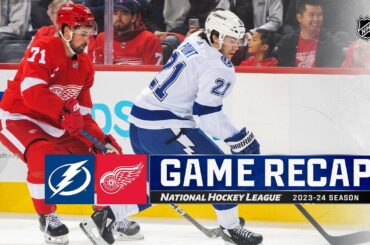 Lightning @ Red Wings 10/14 | NHL Highlights 2023