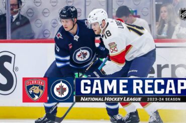 Panthers @ Jets 10/14 | NHL Highlights 2023