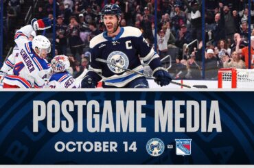 Pascal Vincent earns FIRST WIN as CBJ Head Coach, Boone Jenner HAT TRICK 🎩 | Postgame (10/14/23)