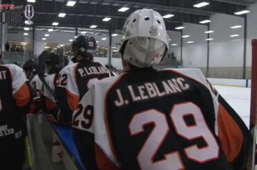 Dieppe Flyers goalie Jacob LeBlanc