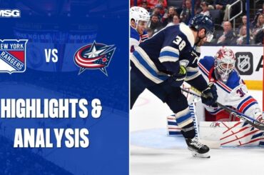 Blue Jackets Overwhelm Blueshirts In Columbus 5-3 | New York Rangers