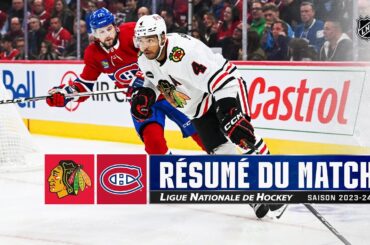 Blackhawks vs Canadiens 14/10 | Faits saillants