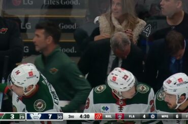 Pat Maroon hit in head with puck