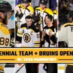 Talking All-Centennial Team and Bruins opening week w/ Evan Marinofsky | Pucks with Haggs