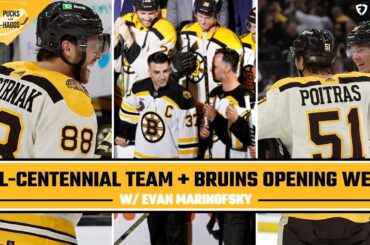 Talking All-Centennial Team and Bruins opening week w/ Evan Marinofsky | Pucks with Haggs