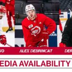 Joe Veleno, Alex DeBrincat & Coach Lalonde Pregame - 10/16 vs. CBJ
