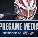 Spencer Martin is set to make FIRST START in goal for Blue Jackets 😤| Pregame Media (10/16/23)