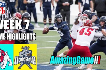 Fresno State Bulldogs vs Utah State Aggies [Week 7] FULL GAME 4th QTR (10/13/23) | College Football