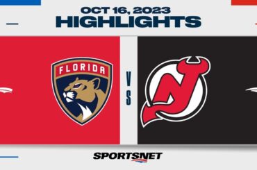 NHL Highlights | Panthers vs. Devils - October 16, 2023