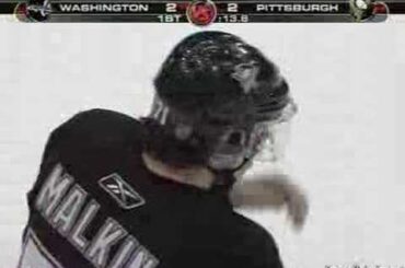 Ovechkin and Malkin almost fight after Ovy blows hit