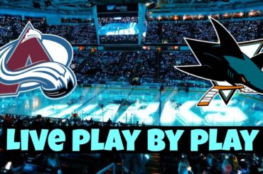 Colorado Avalanche vs San Jose Sharks Live Play-by-Play & Game Audio