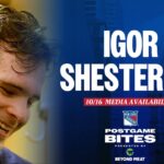 New York Rangers: Igor Shesterkin Postgame Media Availability | October 16, 2023
