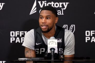 2023-24 San Antonio Spurs Training Camp | Blake Wesley Media Availability 10.10.2023