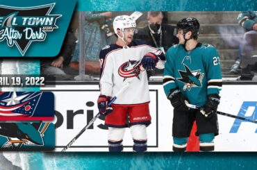 San Jose Sharks vs Columbus Blue Jackets - 4/19/2022 - Teal Town USA After Dark (Postgame)