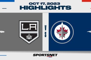 NHL Highlights | Kings vs. Jets - October 17, 2023