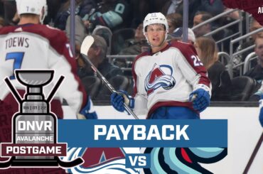 Logan O'Connor and the Colorado Avalanche depth come through in revenge game against Seattle Kraken