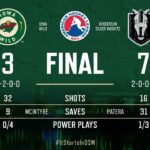 Iowa Wild (3) vs. Henderson Silver Knights (7) | 10.14.2023