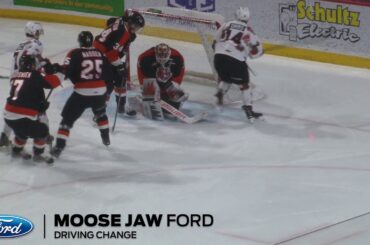 Warriors Goal 3 by #7 Brayden Tracey (Hat-Trick) Moose Jaw Ford