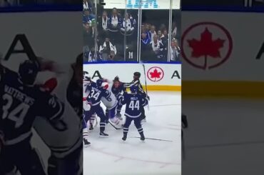 Mark Giordano goes full frog splash on a Hab rat