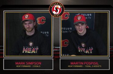 Heat Postgame Quotes: Pospisil & Simpson, Feb. 26, 2021