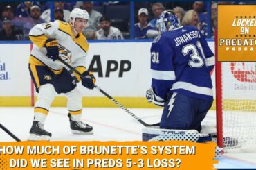 How Much of Andrew Brunette's New System Did We Glimpse in Predators Loss to Tampa Bay?