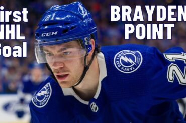 Brayden Point #21 (Tampa Bay Lightning) first NHL goal Nov 5, 2016 (Classic NHL)