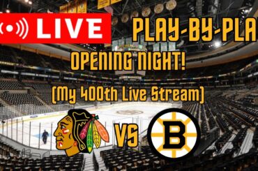 LIVE: Chicago Blackhawks VS Boston Bruins Scoreboard/Commentary!