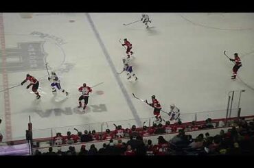 Jean-Christophe Beaudin of the Laval Rocket scores on a breakaway vs. the Belleville Senators 10/15