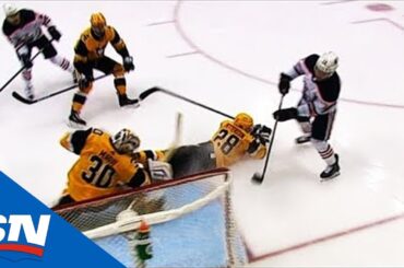 Colby Cave Battles Marcus Pettersson And Swings Wide To Beat Matt Murray