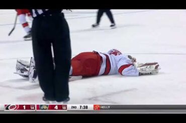 Ryan Lomberg Got Ejected For Hitting Antti Raanta In The Face