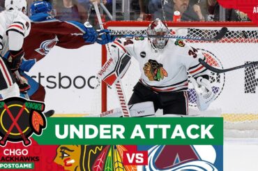 Petr Mrazek and Chicago Blackhawks Buried by Colorado Avalanche | CHGO Blackhawks Postgame