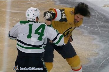 Jamie Benn vs Nicolas Hague Oct 17, 2023