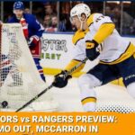 Nashville Predators vs. New York Rangers Preview: Phil Tomasino Out; Plus Decentralizing the Draft?