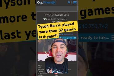 Tyson Barrie played more than 82 games?!