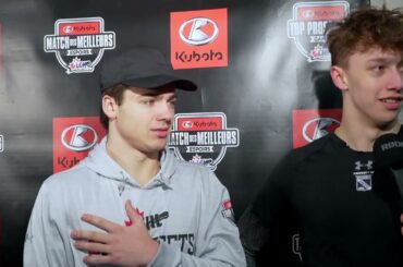 2023 Kubota CHL/NHL Top Prospects Game Availability: Hunter Brzustewicz and Carson Rehkopf