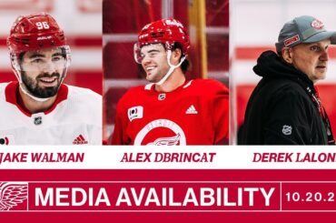 Jake Walman, Alex DeBrincat and Derek Lalonde Practice - 10/20