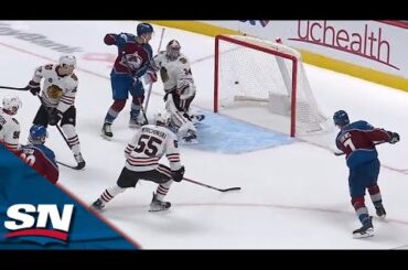 Devon Toews Scores On Wide Open Net To Cap Off Passing Clinic From Avalanche In Offensive Zone