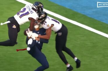 Kyle Hamilton EJECTED after brutal helmet-to-helmet hit