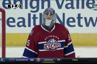 Wolves F Kenny Agostino in AHL Skills Rapid Fire competition