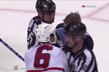 Tim Gleason vs Bryan Allen Mar 6, 2010